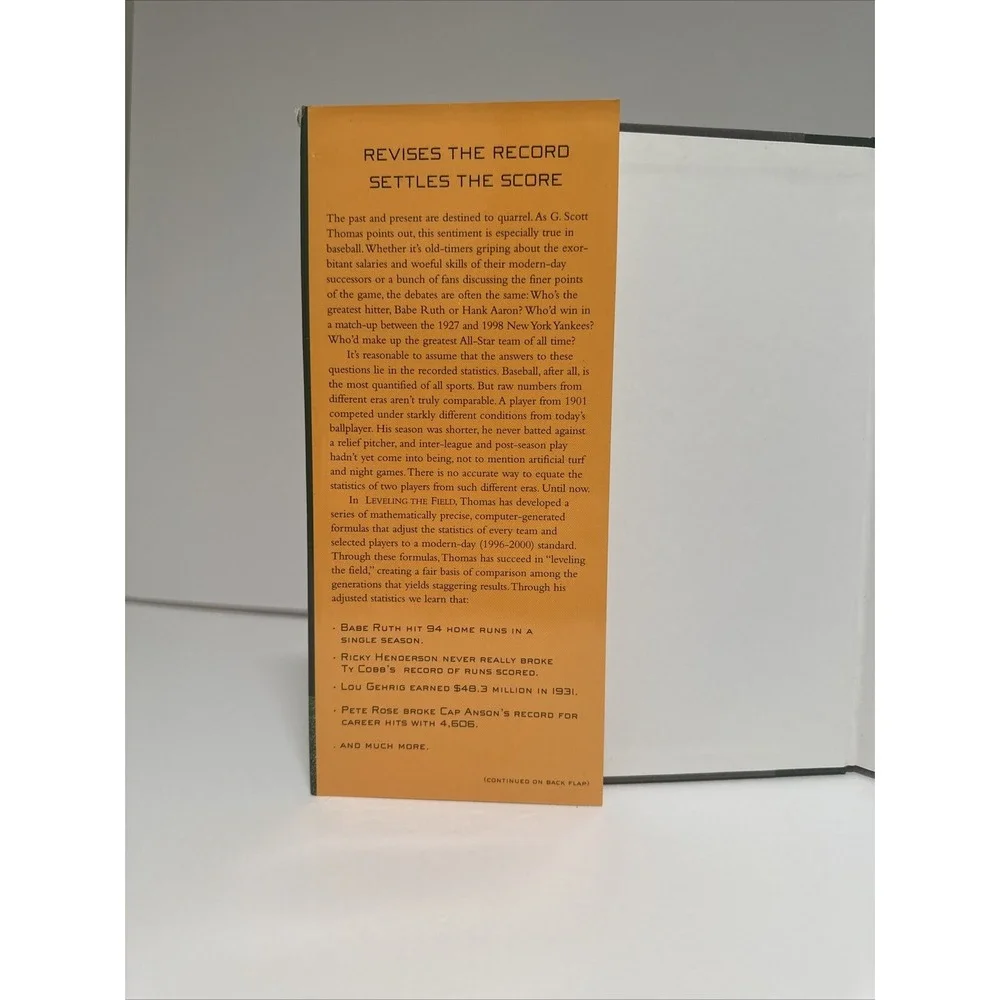 Leveling the Field: An‎ Encyclopedia..., Thomas, G. Scot